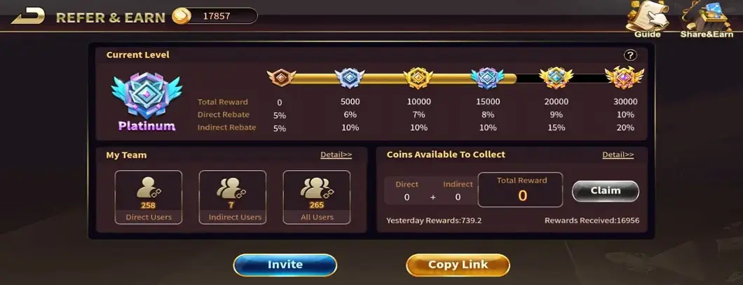 Royal X Casino 30% Referral Bonus
